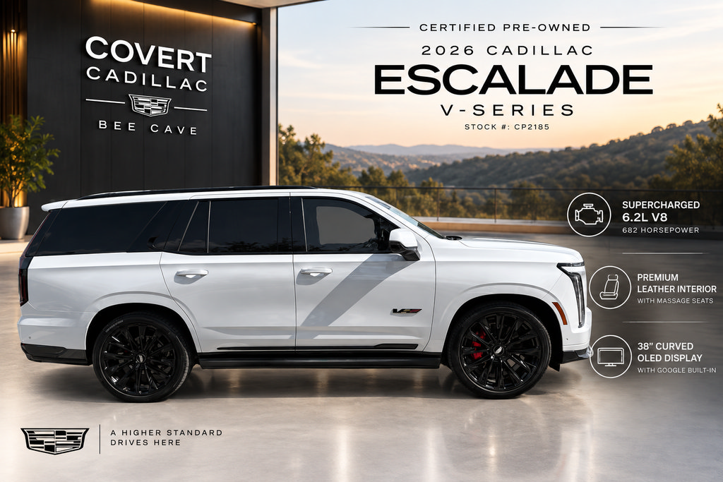 Certified 2026 Cadillac Escalade V w/ LPO, ONYX Package AWD/4WD image 4