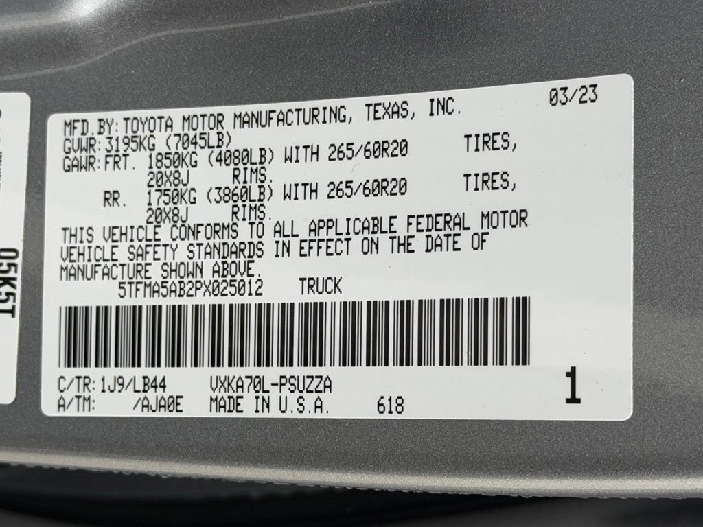 Used 2023 Toyota Tundra 1794 Edition RWD image 25