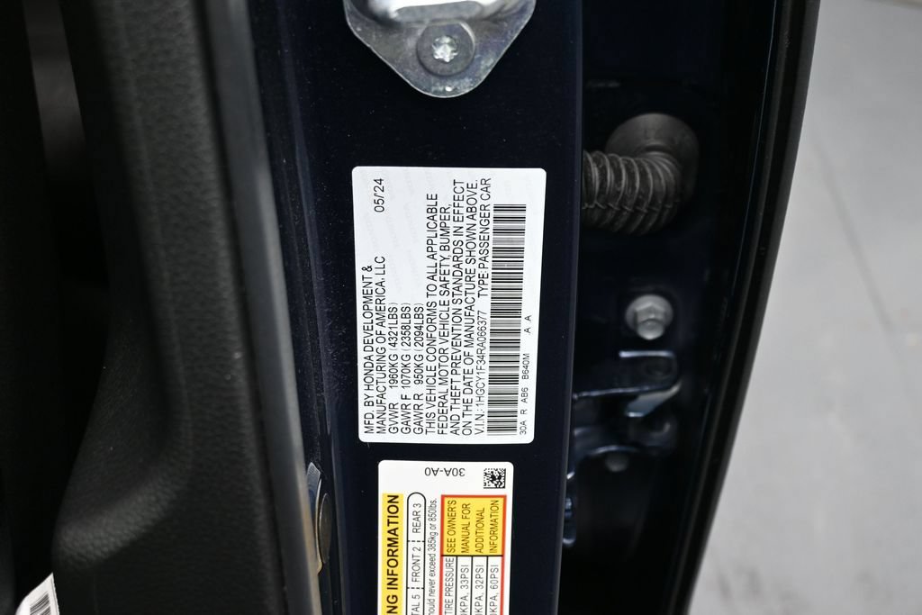 Certified 2024 Honda Accord EX image 22