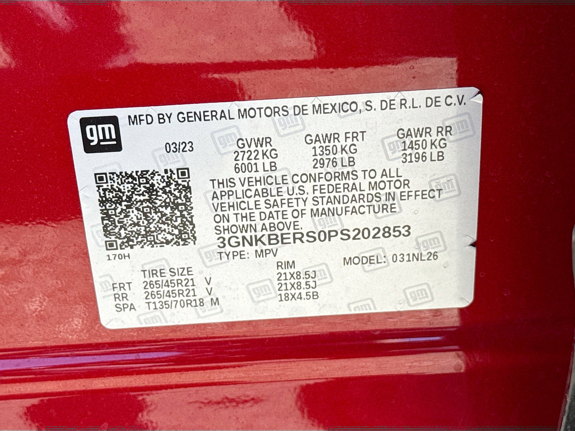 Used 2023 Chevrolet Blazer RS w/ Driver Confidence II Package image 45