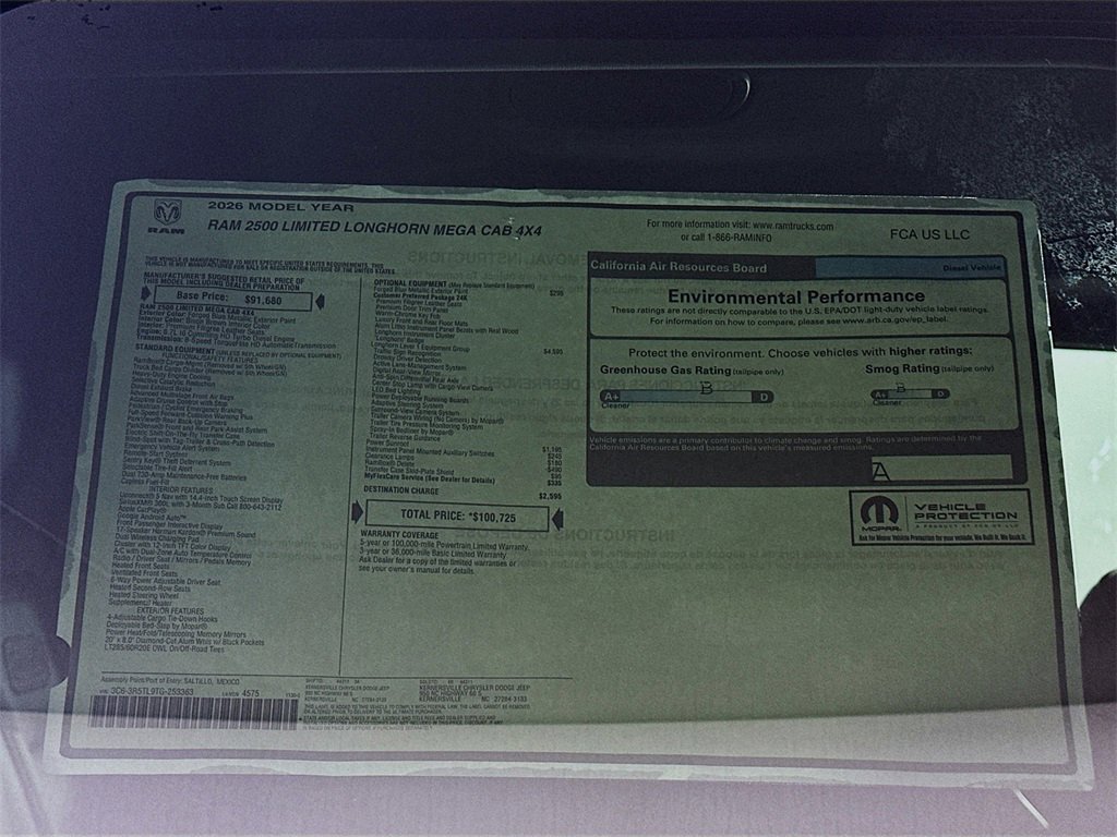 New 2026 RAM 2500 Limited image 21