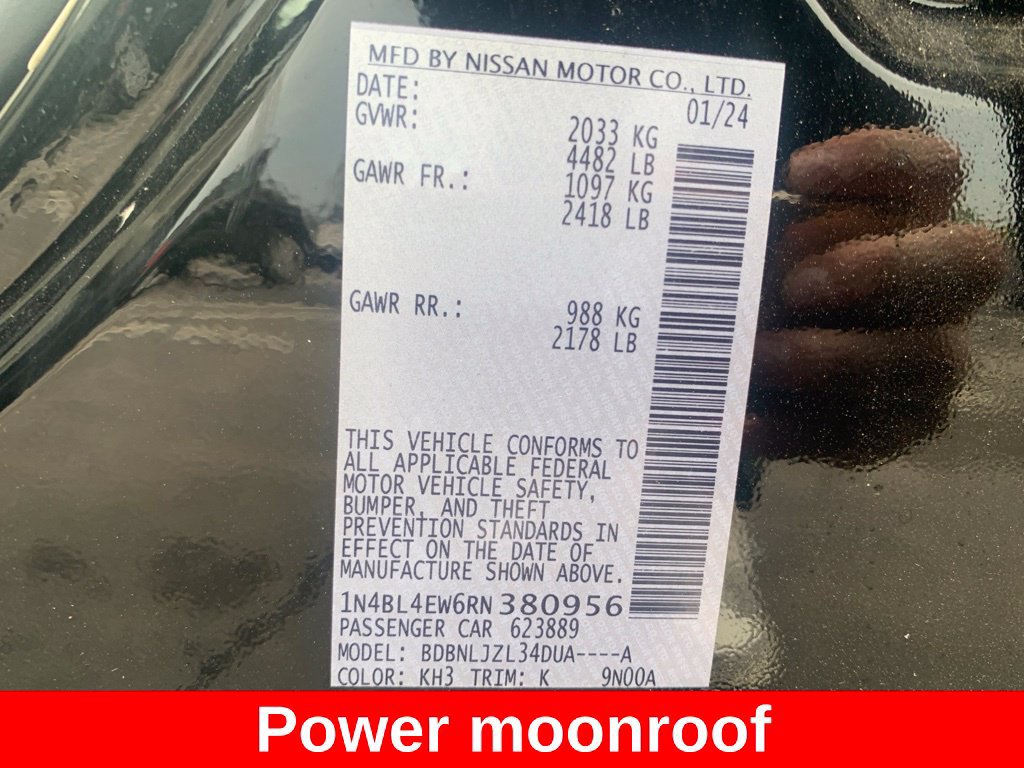 Used 2024 Nissan Altima 2.5 SL AWD/4WD image 8