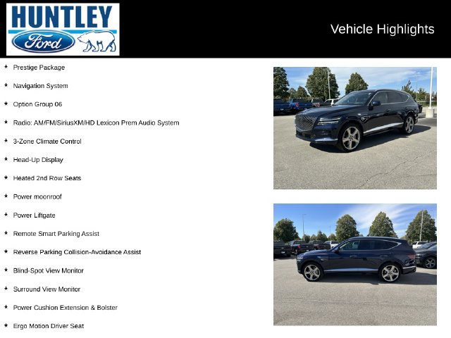 Used 2024 Genesis GV80 3.5T w/ Prestige Package AWD/4WD image 2