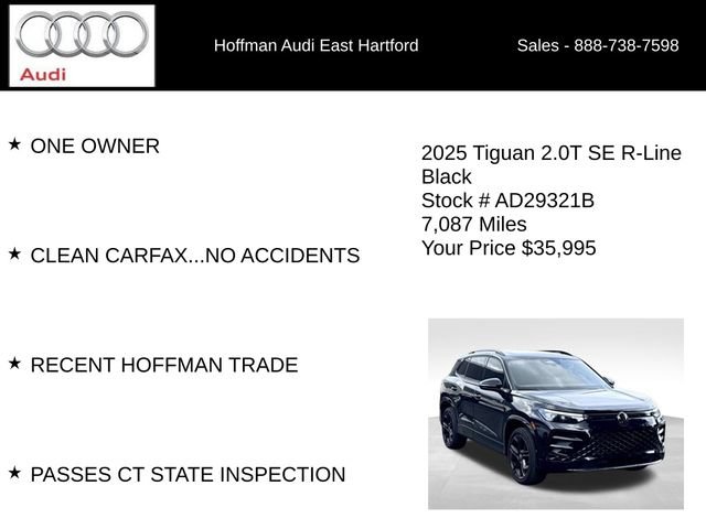 Used 2025 Volkswagen Tiguan SE R-Line AWD/4WD image 6