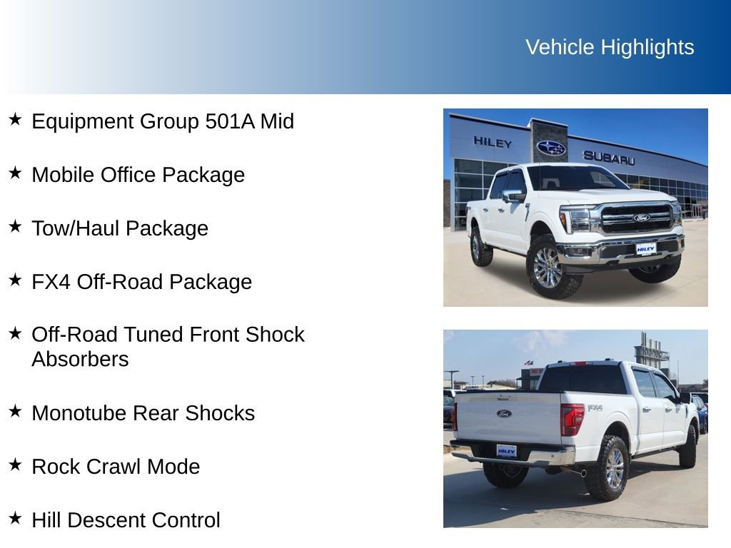 Used 2025 Ford F150 Lariat w/ Equipment Group 501A Mid image 5