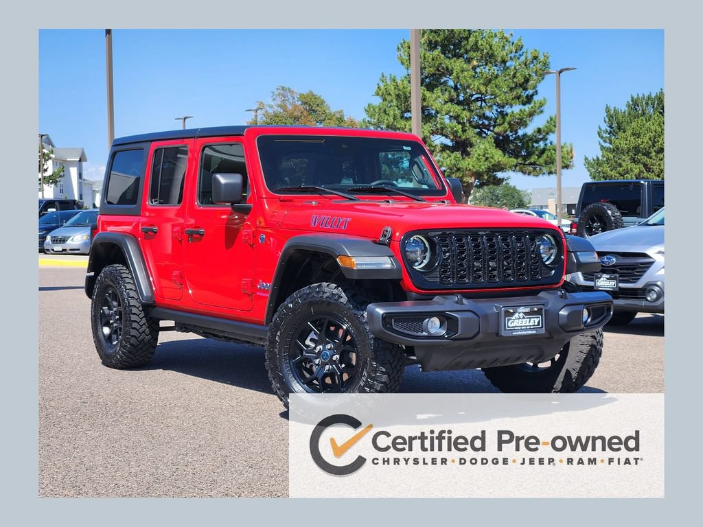 Certified 2025 Jeep Wrangler Unlimited Sport S 4xe