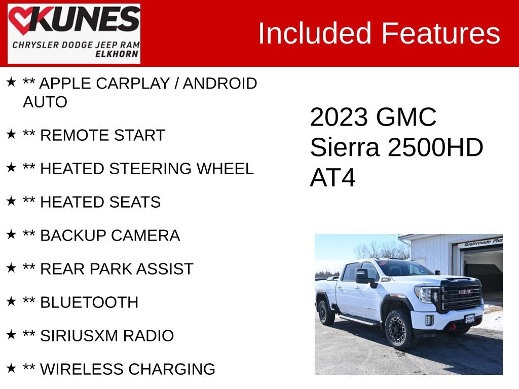 Used 2023 GMC Sierra 2500 AT4 image 2