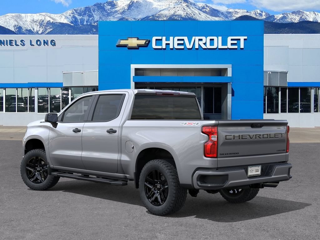 New 2026 Chevrolet Silverado 1500 Custom w/ LPO, Dark Essentials Package AWD/4WD image 3