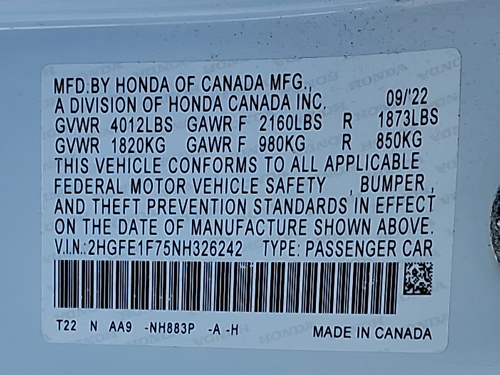 Used 2022 Honda Civic EX image 29