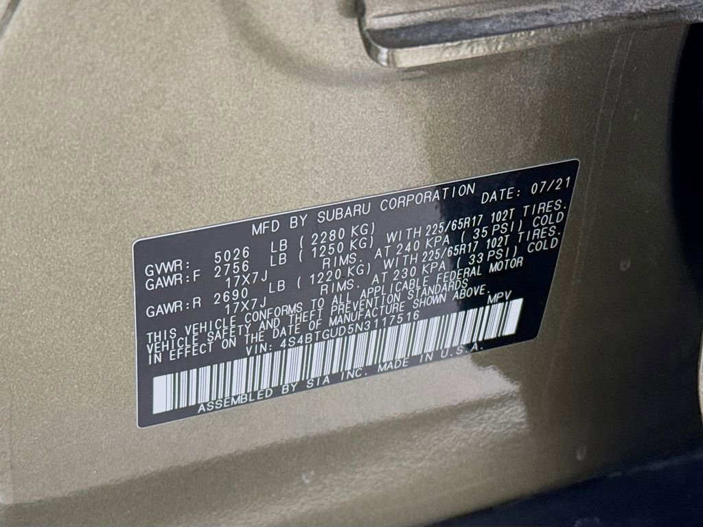 Used 2022 Subaru Outback Wilderness w/ Wilderness Package AWD/4WD image 38