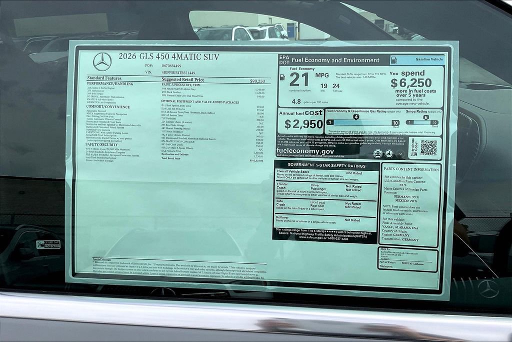 New 2026 Mercedes-Benz GLS 450 4MATIC image 14