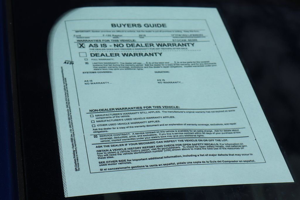 Used 2018 Ford F150 Raptor w/ Equipment Group 802A Luxury image 66