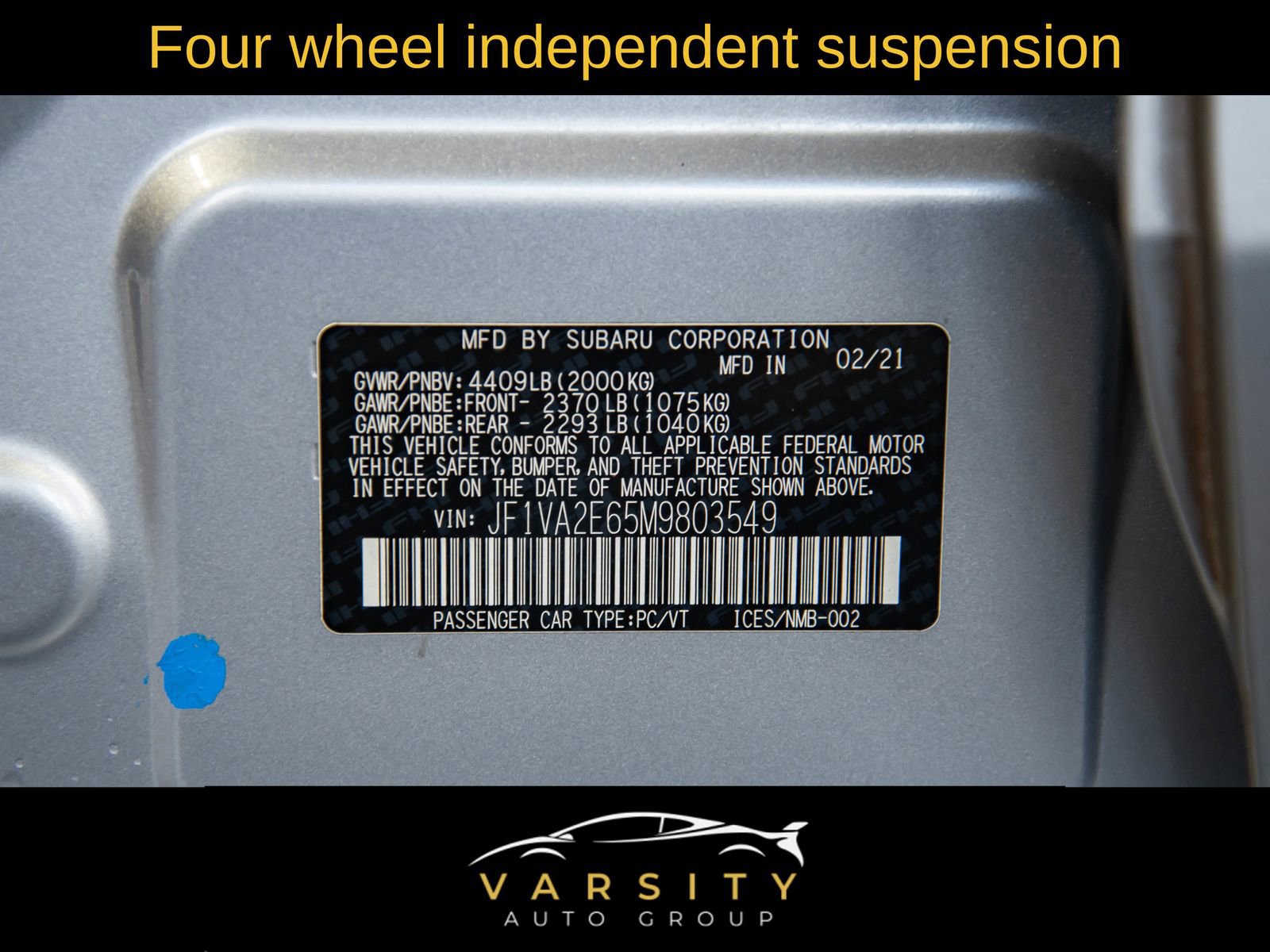 Used 2021 Subaru WRX STI AWD/4WD image 22