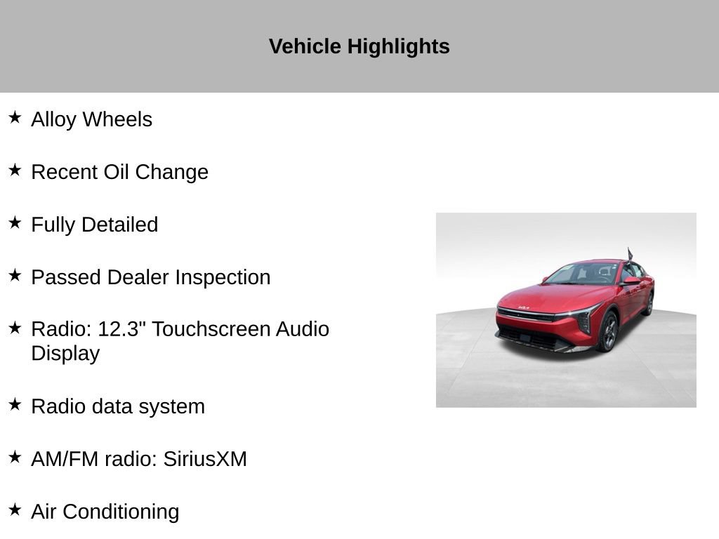 Certified 2025 Kia K4 FWD image 10