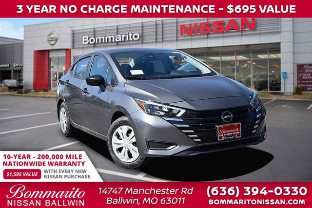 New 2025 Nissan Versa S w/ Trunk Package