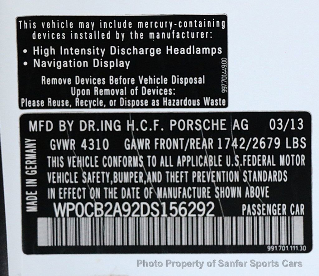 Used 2013 Porsche 911 Carrera S image 46