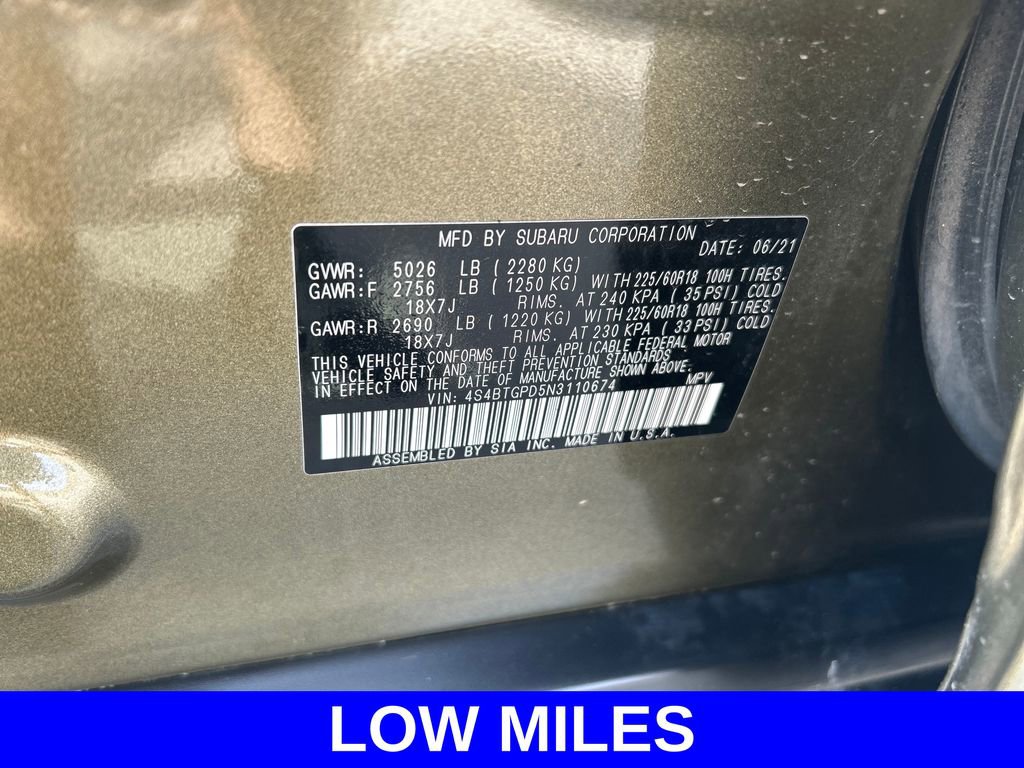 Certified 2022 Subaru Outback Touring XT w/ Popular Package #2 image 23