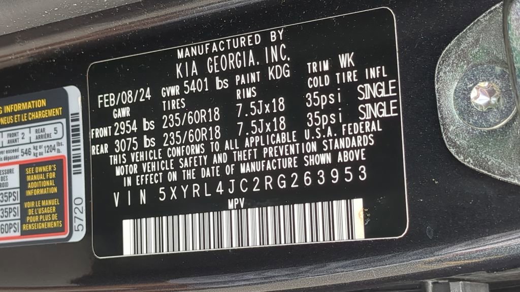 Used 2024 Kia Sorento S FWD image 23