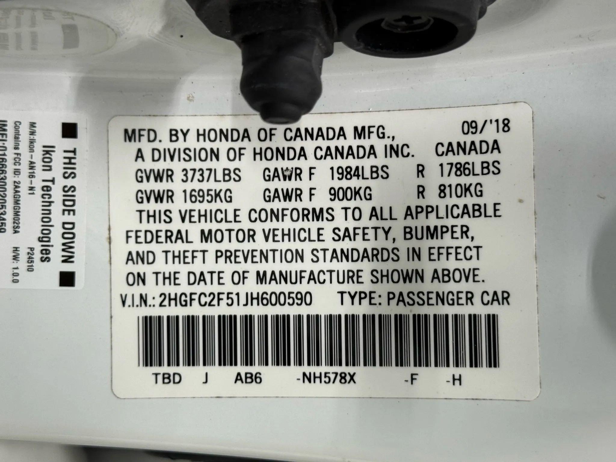 Used 2018 Honda Civic LX image 48