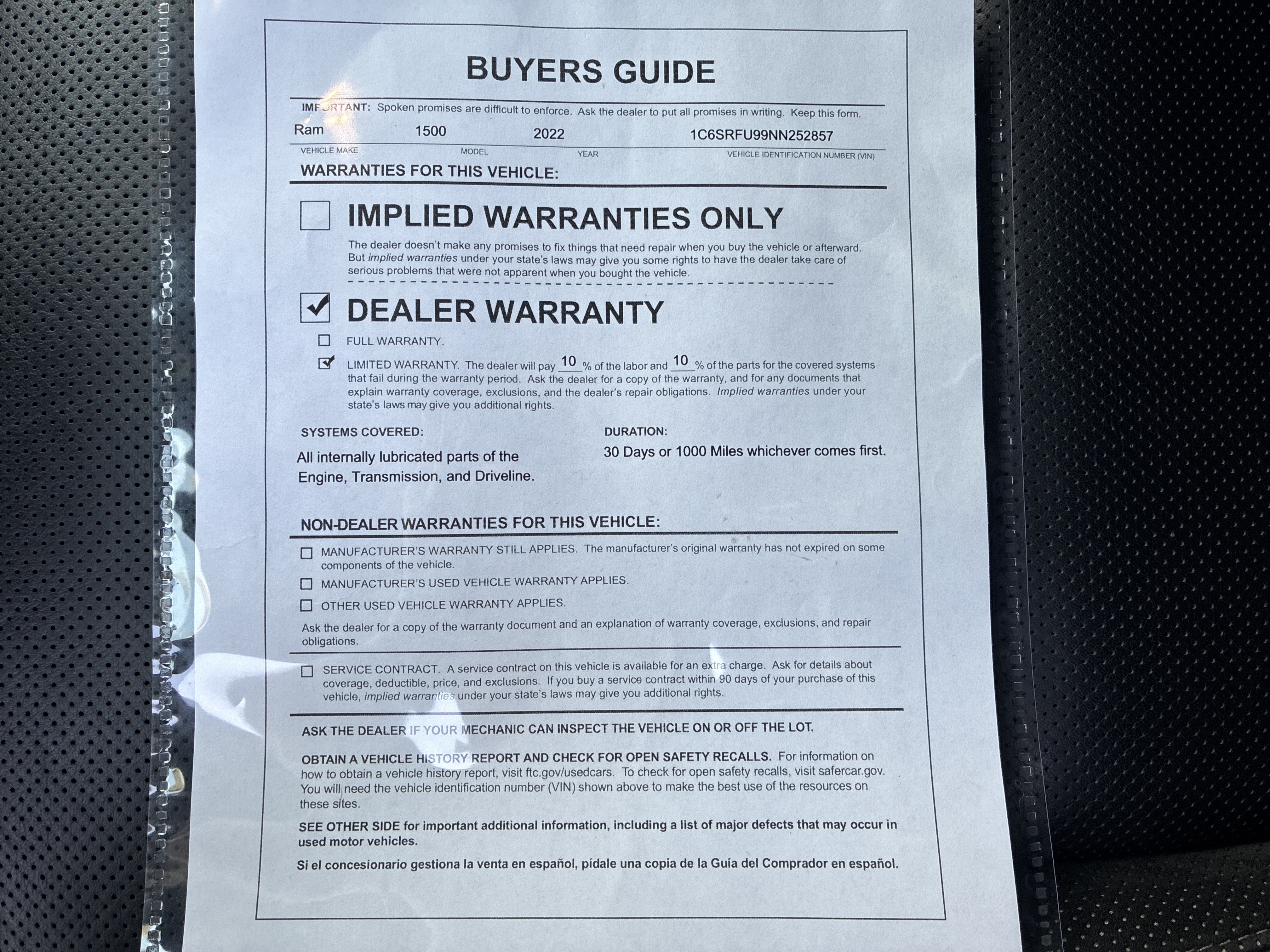 Used 2022 RAM 1500 TRX w/ TRX Level 1 Equipment Group AWD/4WD image 21