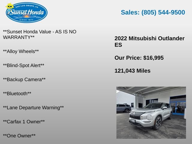 Used 2022 Mitsubishi Outlander ES FWD image 5