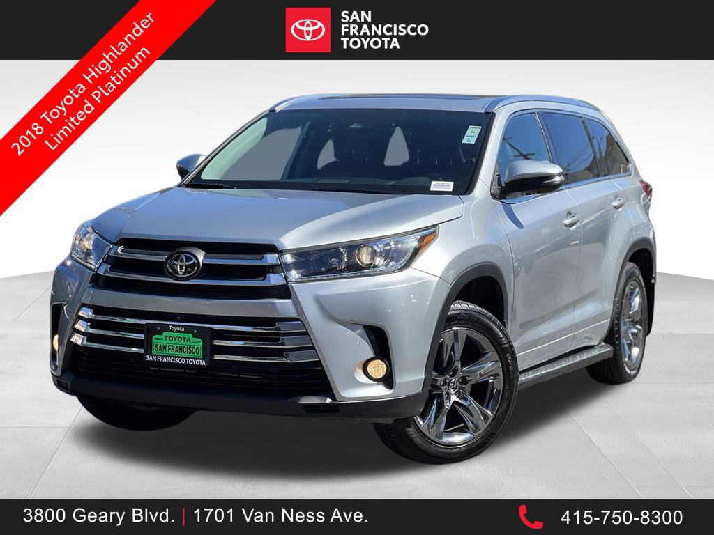 Certified 2018 Toyota Highlander Limited Platinum