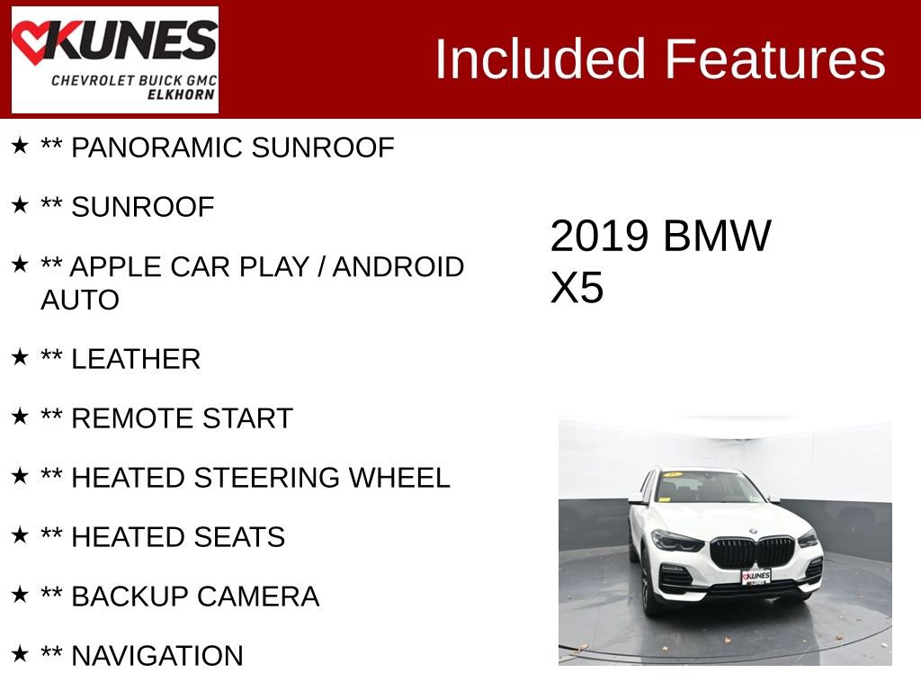 Used 2019 BMW X5 xDrive40i w/ Convenience Package video 2