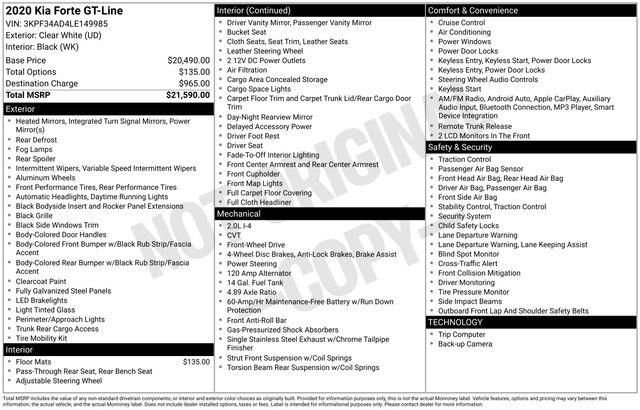 Used 2020 Kia Forte GT-Line image 38
