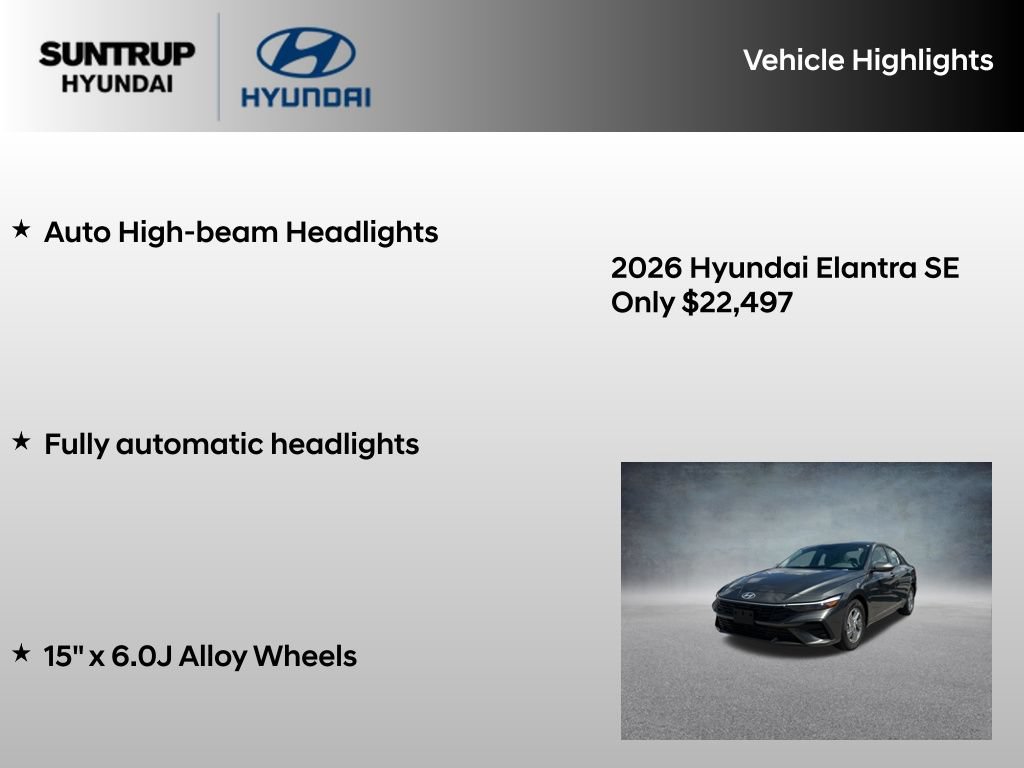 Used 2026 Hyundai Elantra SE FWD image 16