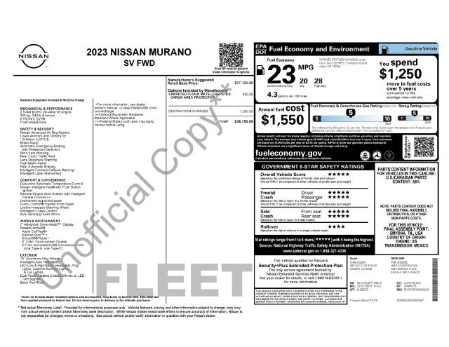 Used 2023 Nissan Murano SV FWD image 2