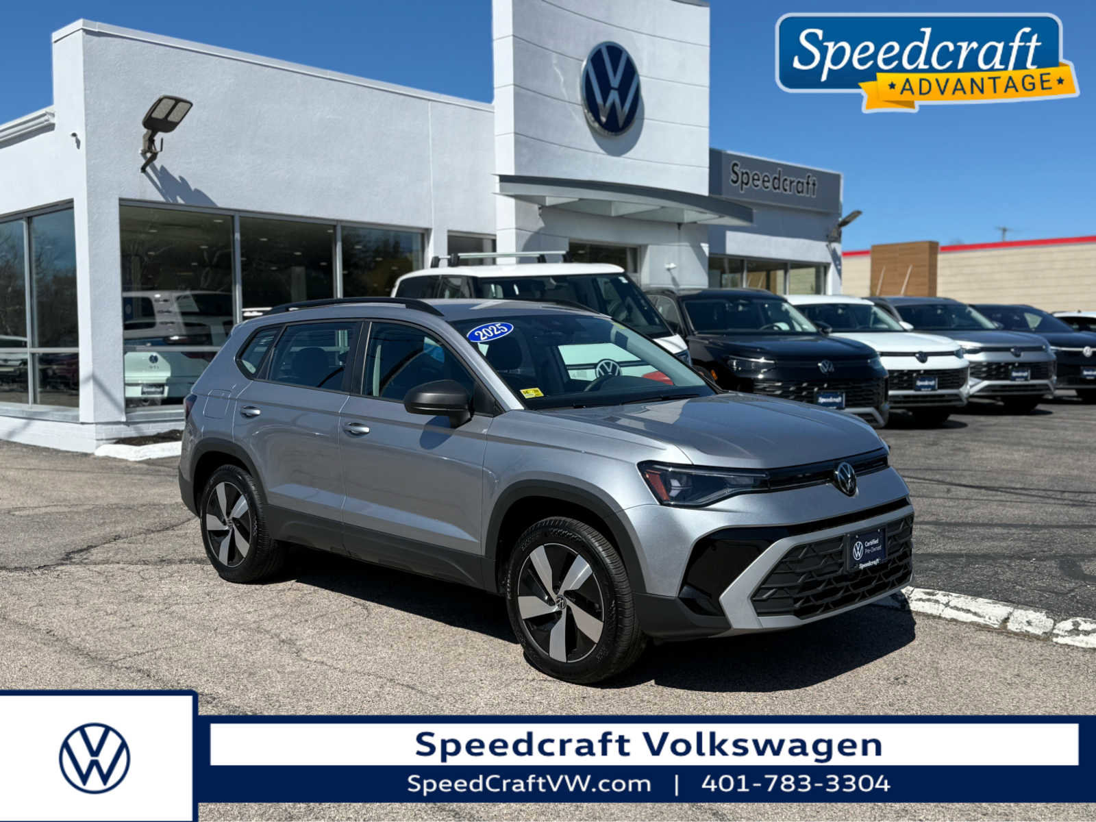 Certified 2025 Volkswagen Taos S AWD/4WD image 1