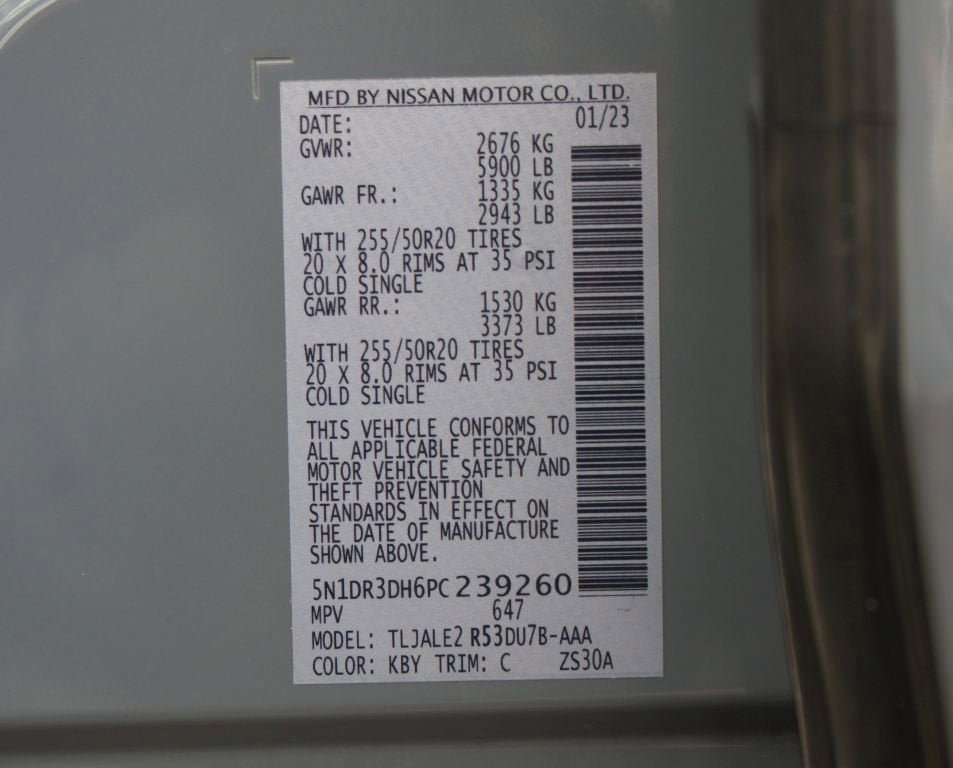 Used 2023 Nissan Pathfinder Platinum w/ Lighting Package (N93) FWD image 28