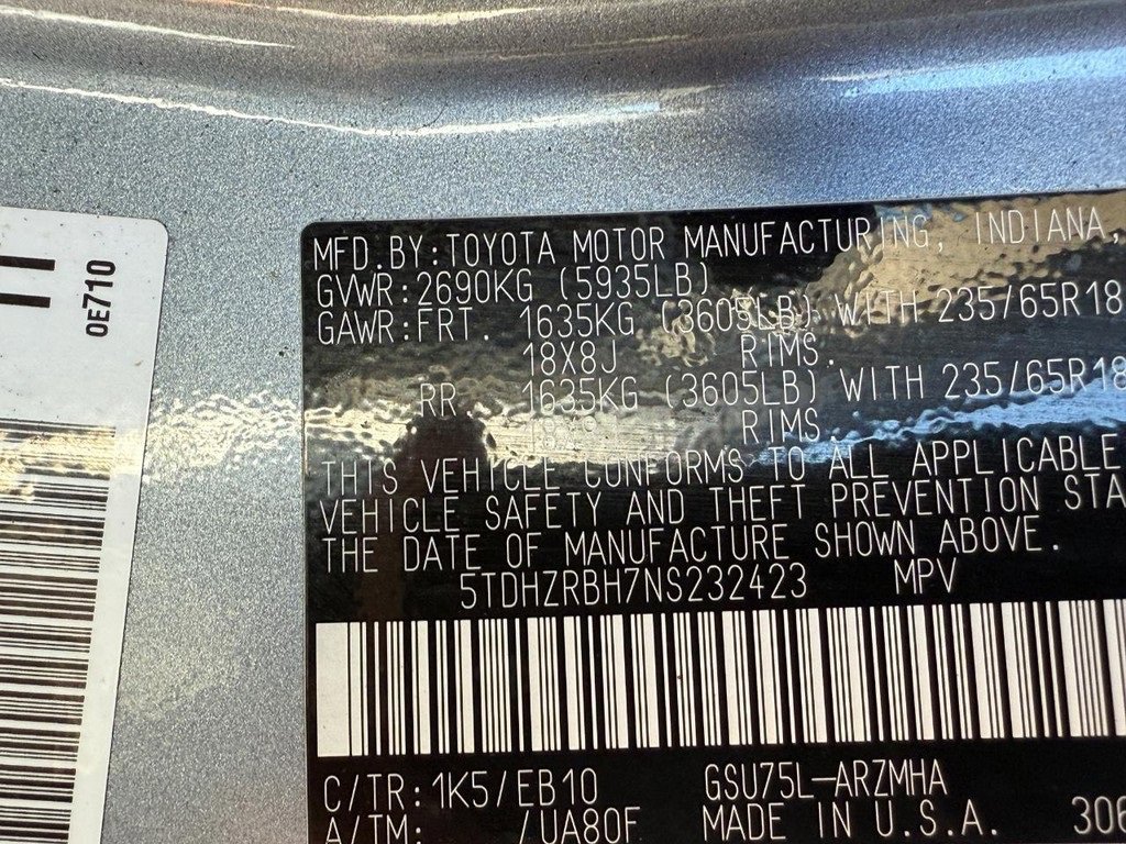 Certified 2022 Toyota Highlander XLE image 27