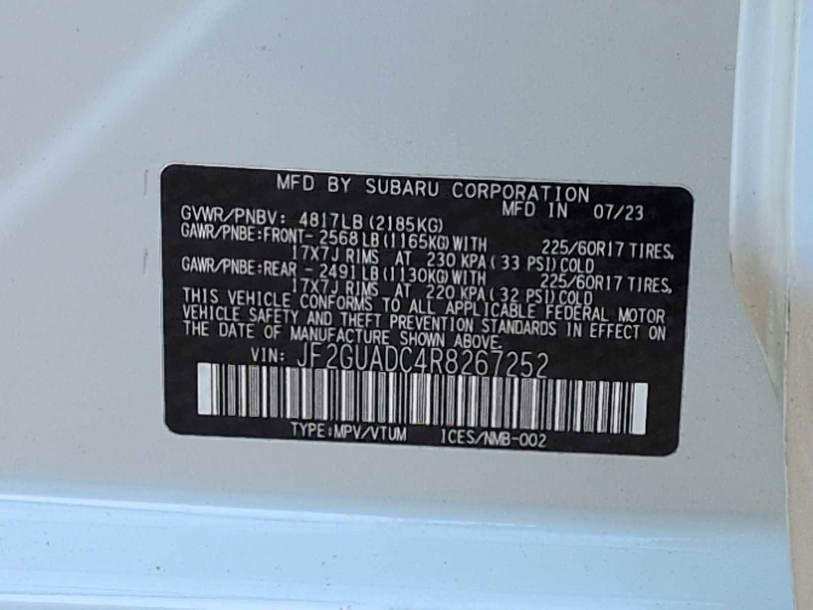Certified 2024 Subaru Crosstrek 2.0i Premium image 37