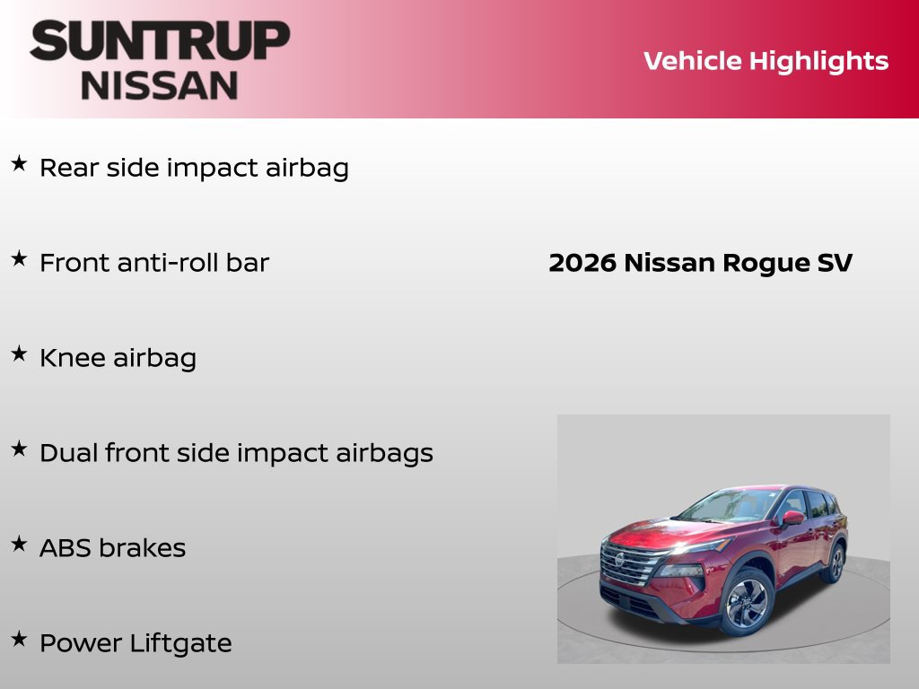 Certified 2026 Nissan Rogue SV AWD/4WD image 38