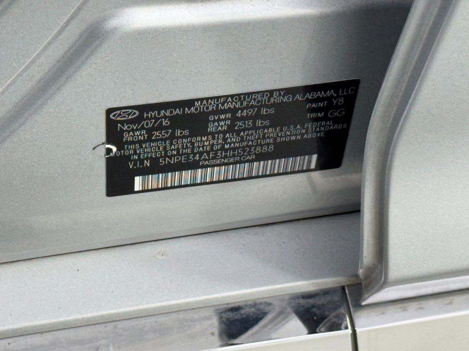 Used 2017 Hyundai Sonata Sport w/ Cargo Package image 39