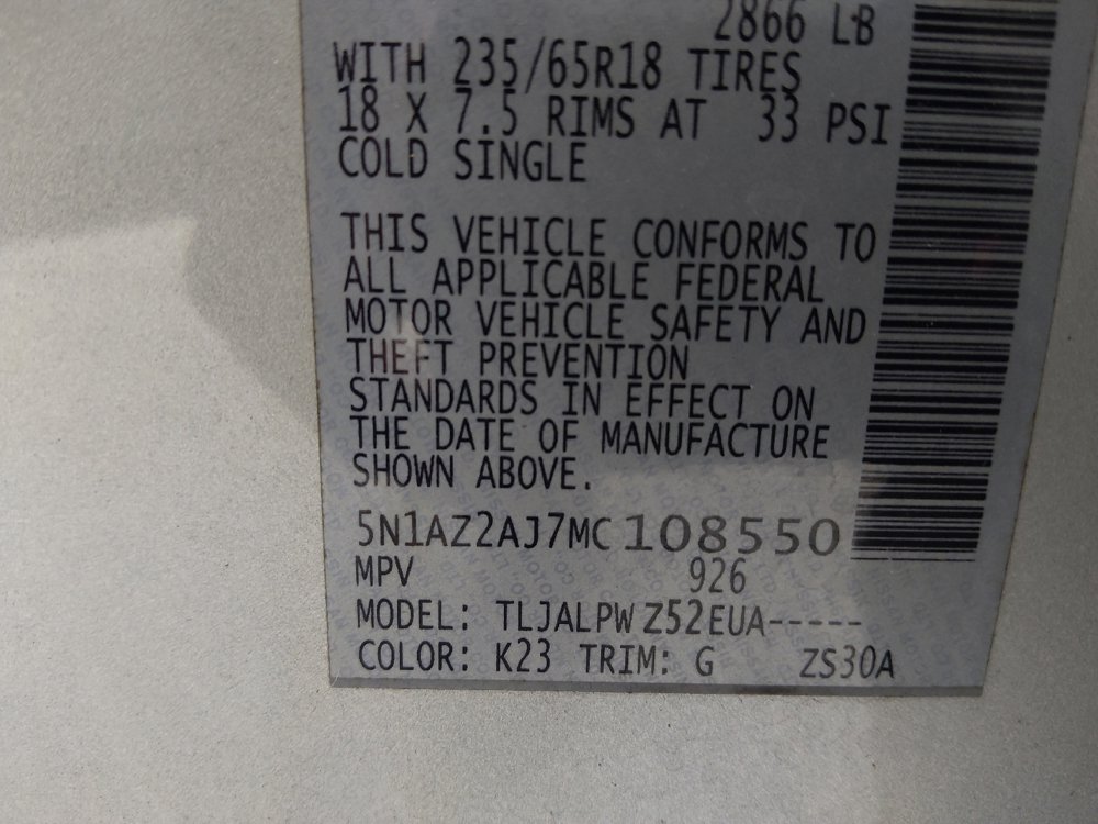 Used 2021 Nissan Murano S image 33