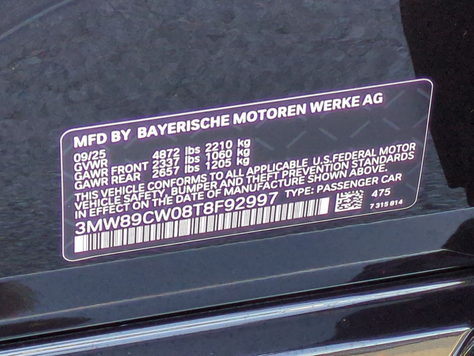 Certified 2026 BMW 330i xDrive Sedan w/ Premium Package AWD/4WD image 33