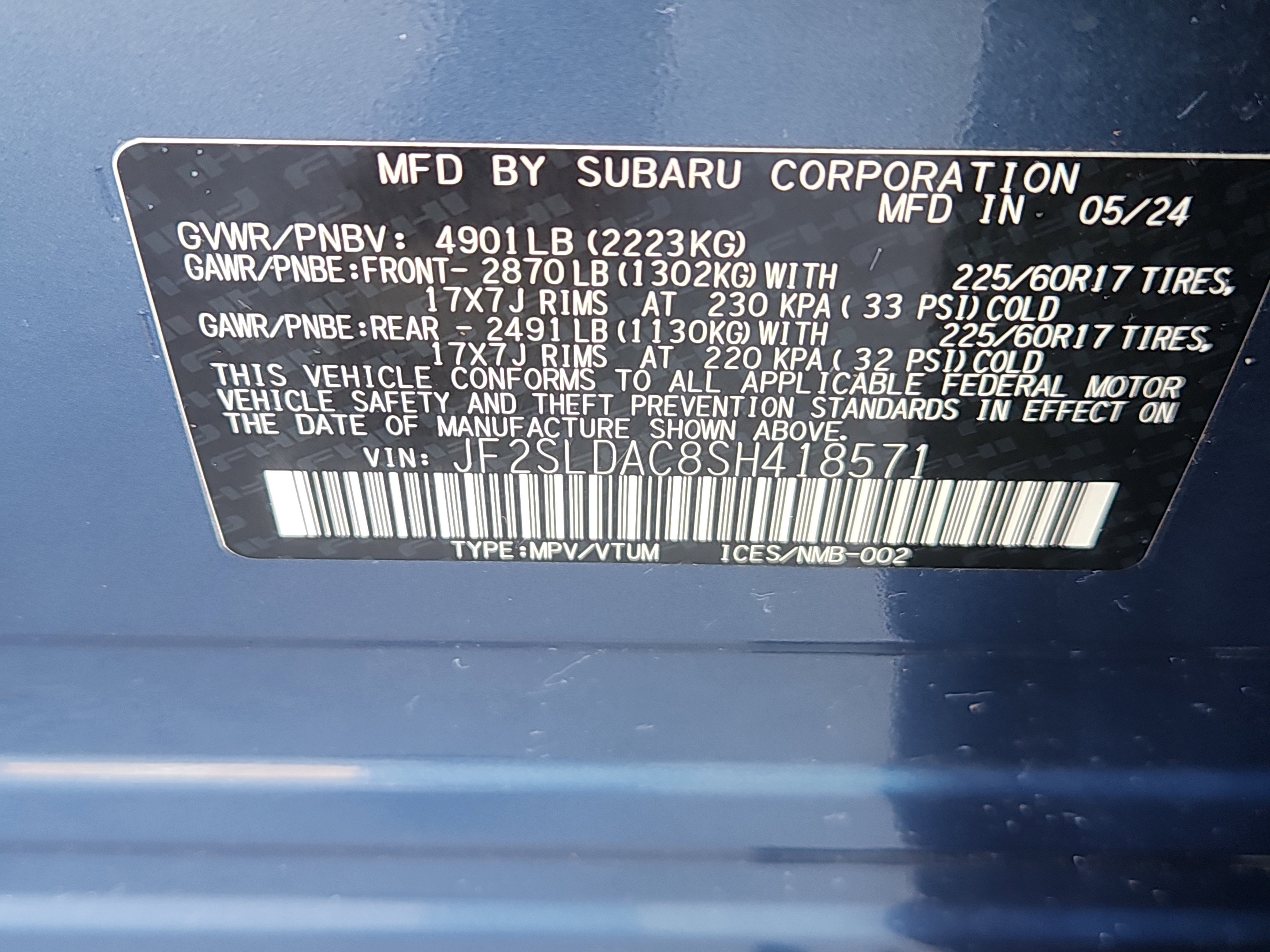 Certified 2025 Subaru Forester AWD/4WD image 7