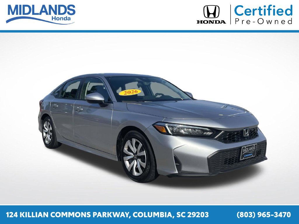 Certified 2026 Honda Civic LX