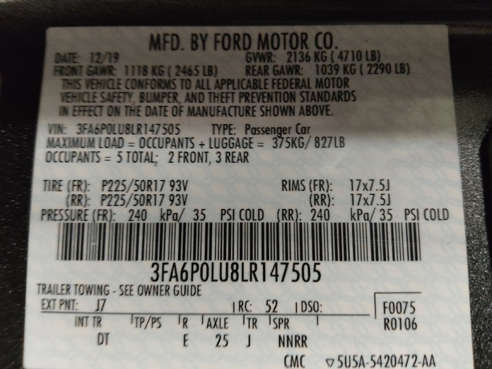 Used 2020 Ford Fusion SE image 33