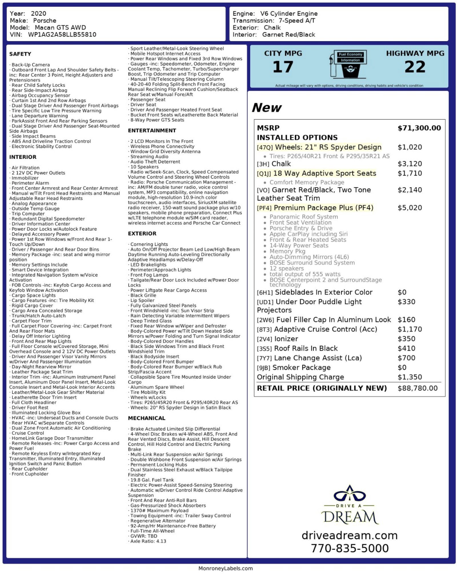 Used 2020 Porsche Macan GTS image 62