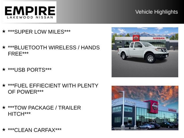 Used 2019 Nissan Frontier S RWD image 2