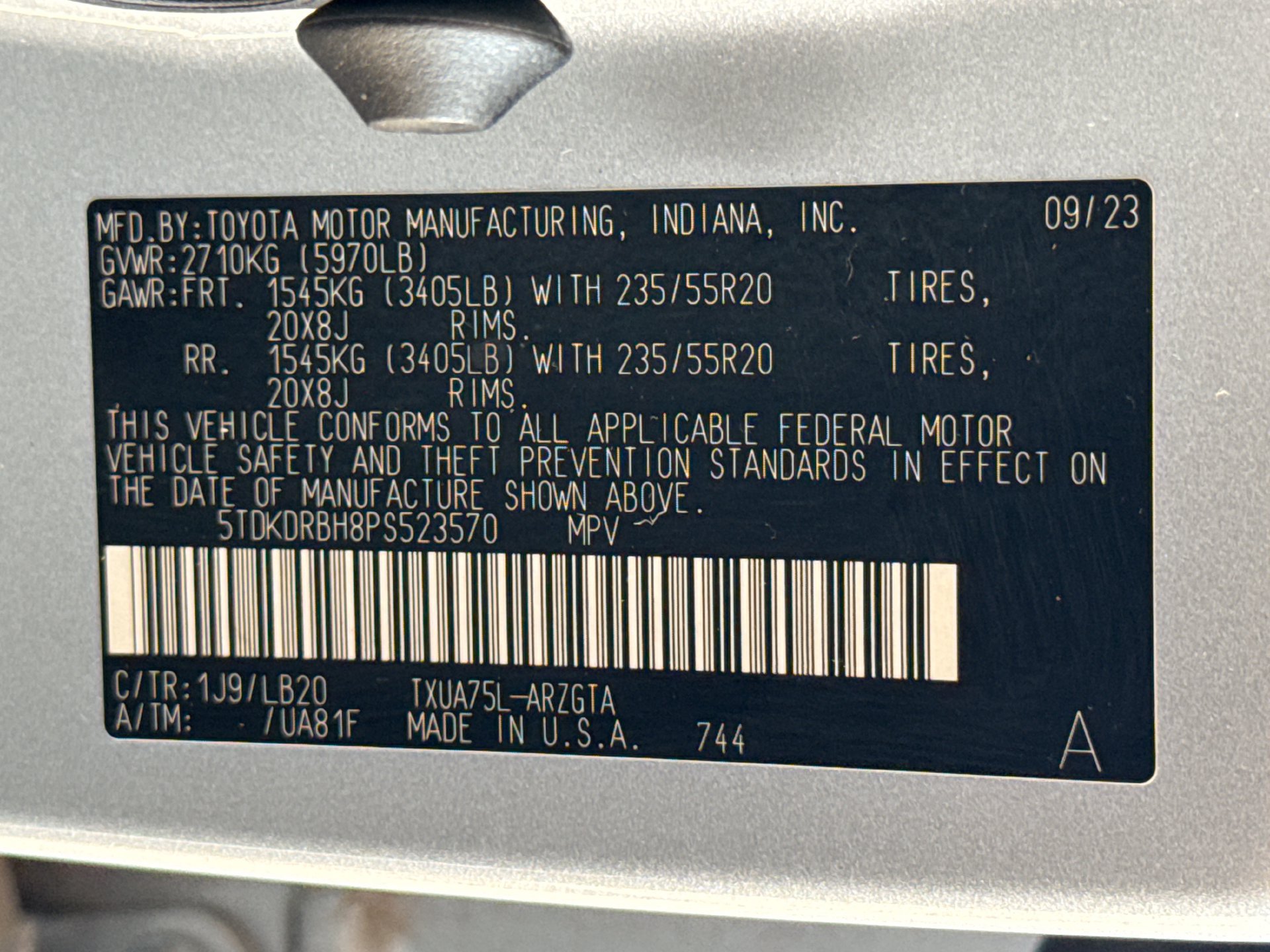 Used 2023 Toyota Highlander Limited AWD/4WD image 19