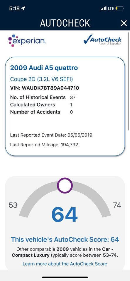 Used 2009 Audi A5 3.2 image 14