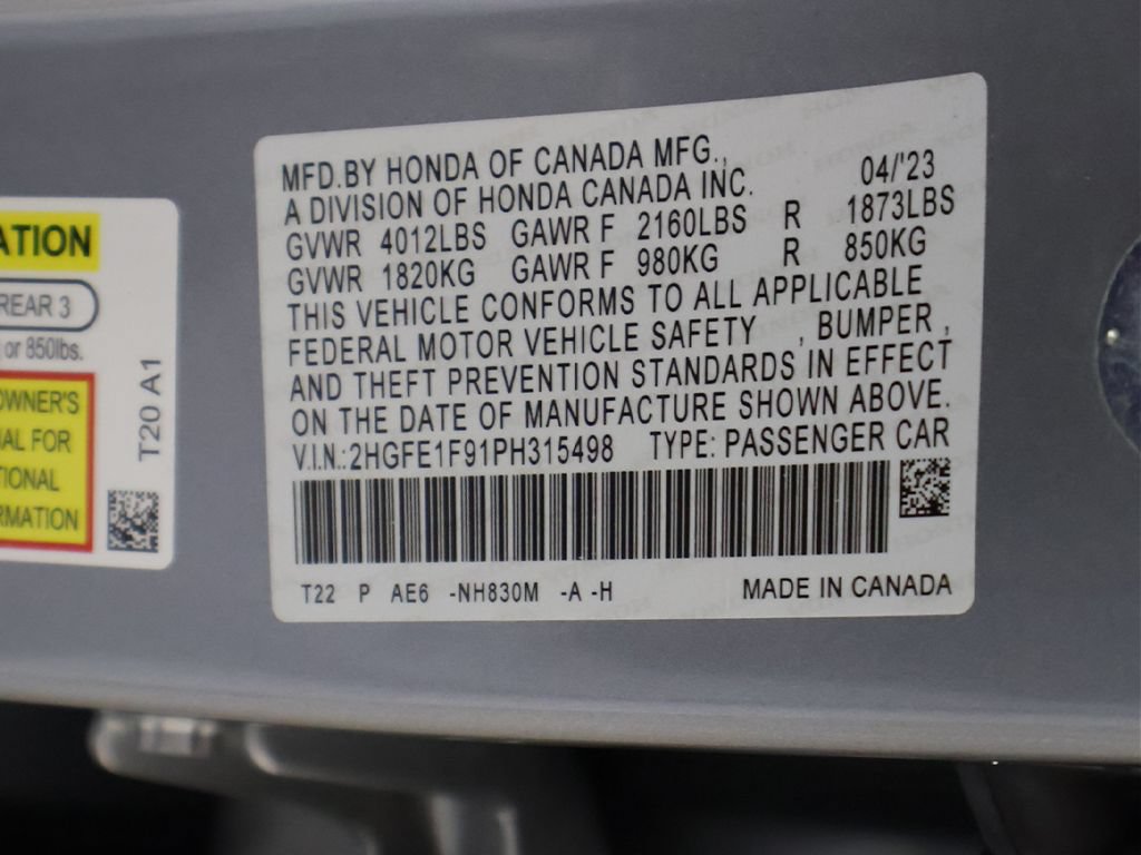 Used 2023 Honda Civic Touring image 54