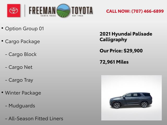 Used 2021 Hyundai Palisade Calligraphy w/ Winter Package AWD/4WD image 5