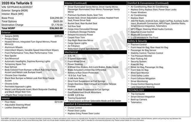 Used 2020 Kia Telluride S image 3