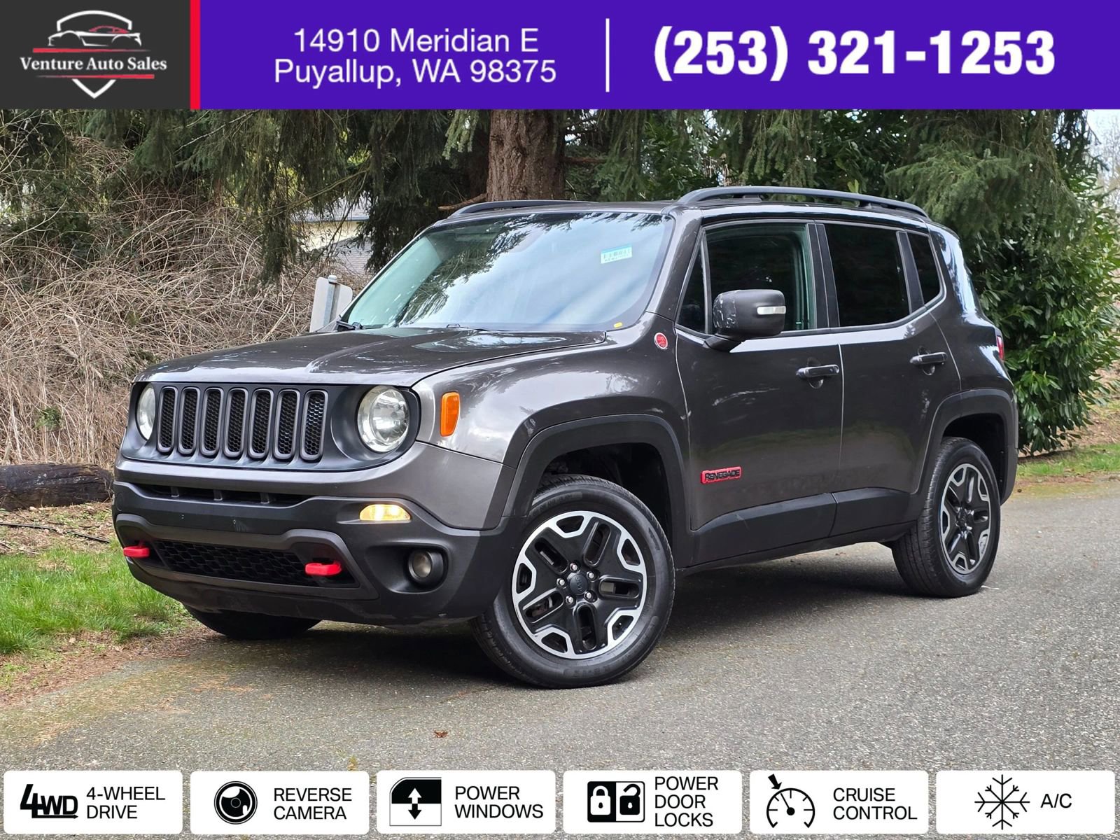 Used 2016 Jeep Renegade Trailhawk AWD/4WD image 1