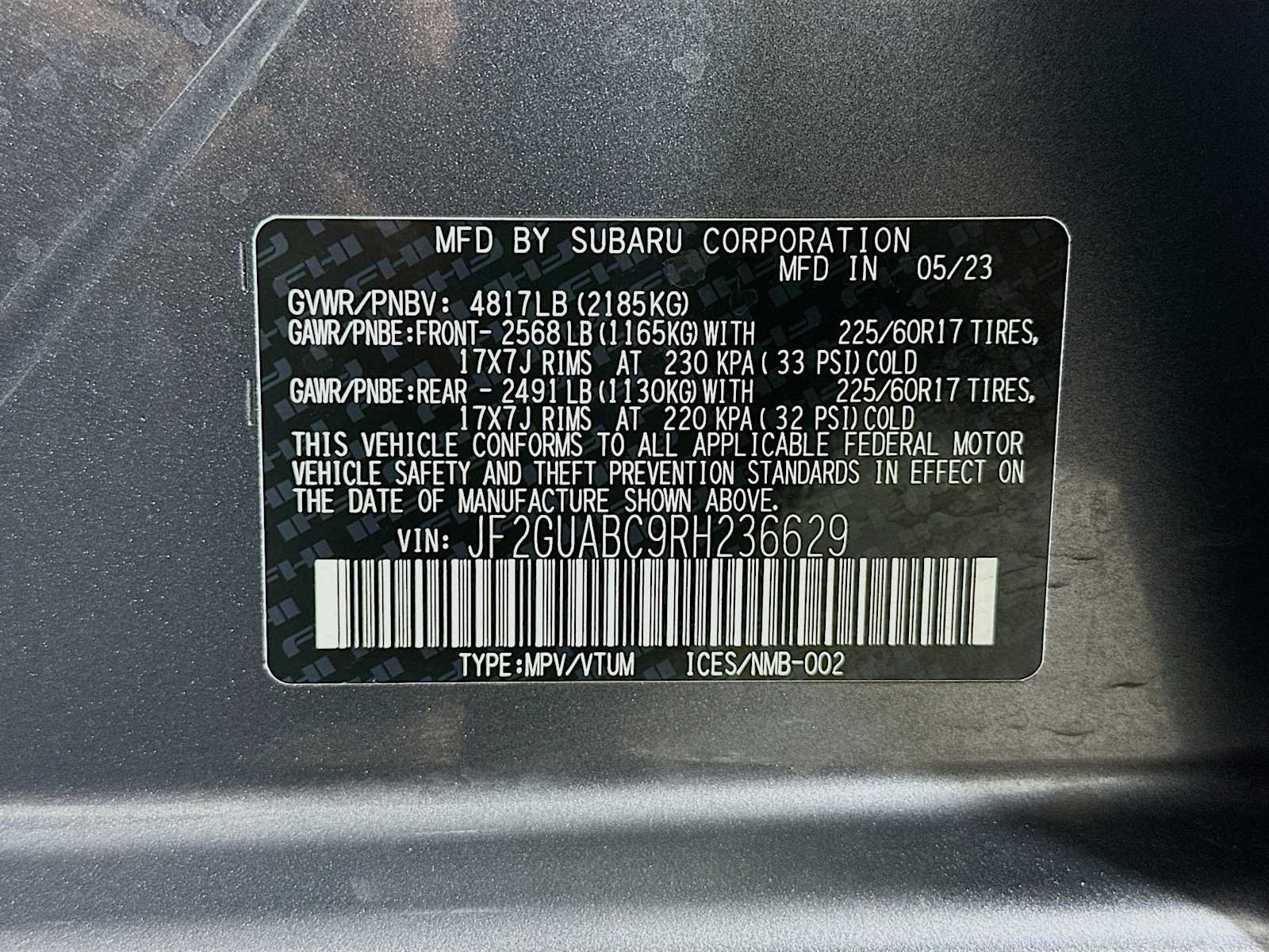 Certified 2024 Subaru Crosstrek 2.0i AWD/4WD image 28
